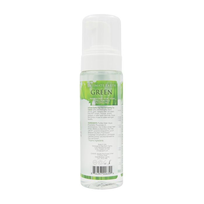 Intimate Earth Foaming Toy Cleaner 100 ml Green Tea Tree Oil