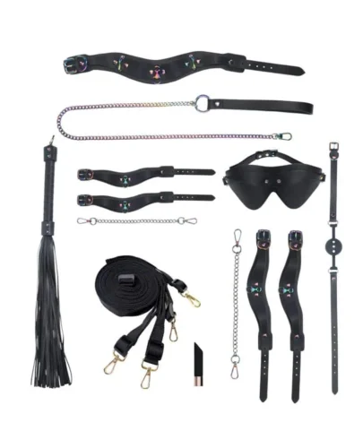 Role Play Bondage Kit Shots Ouch Venice Collection w Bag