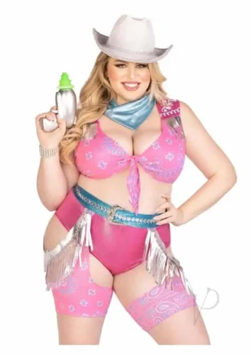 Role Play Space Cowgirl Set 4 Piece 3X 4X Multicolor