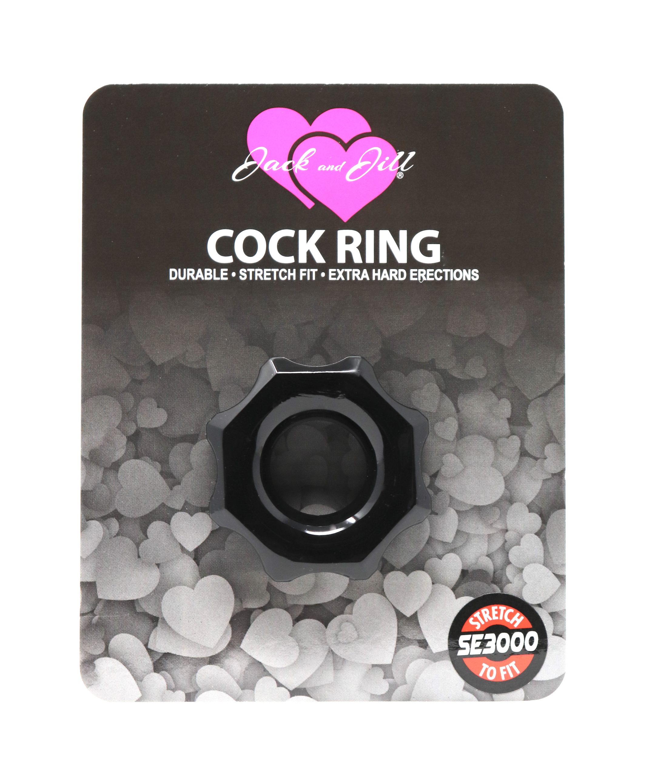 Jack and Jill Gear Black cock ring