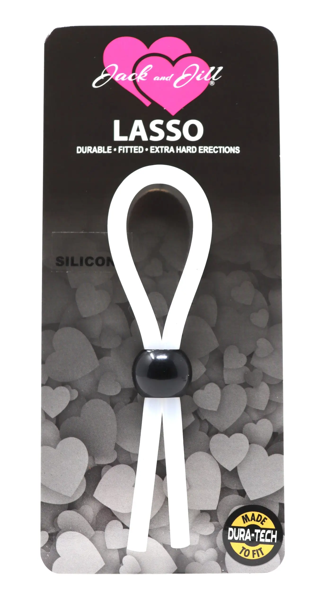 Jack and Jill Lasso Single Lock (Adjustable) Translucent Silicone cock ring