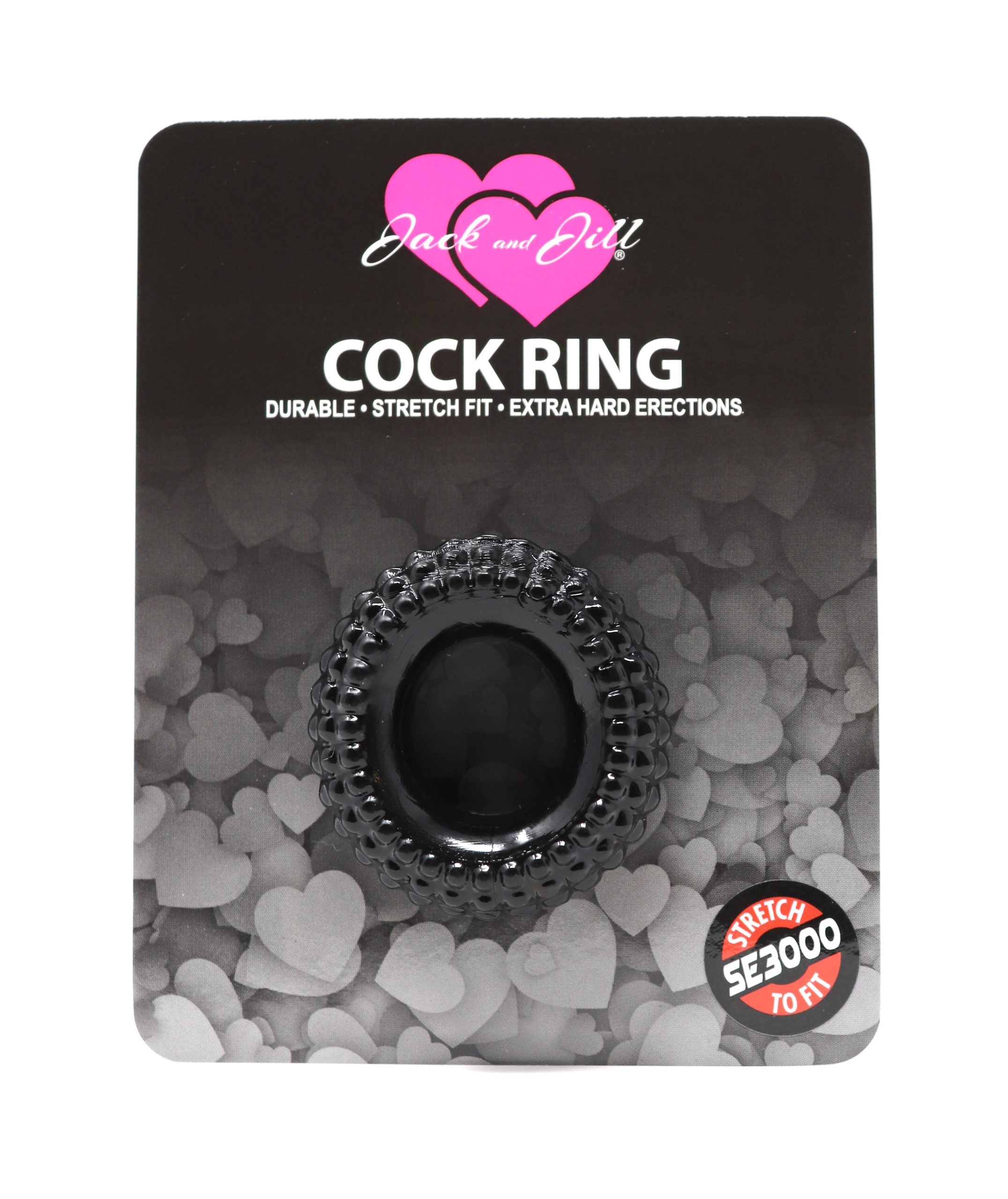 Jack and Jill Radial Black cock ring