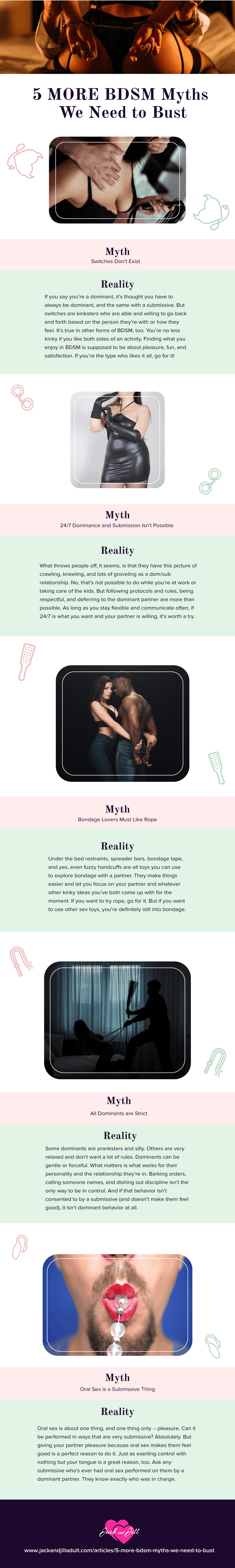 Infographic for 5 More BDSM Myths We Need to Bust