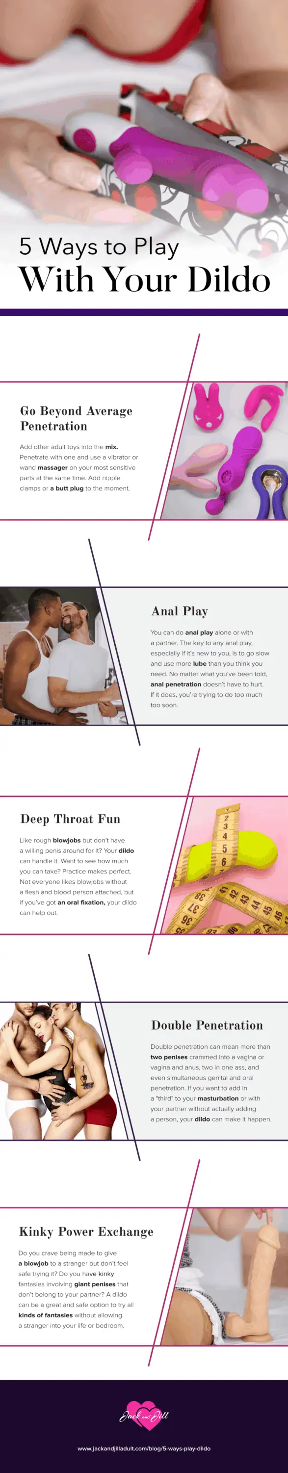Infographic for 5 Ways to Play With Your Dildo