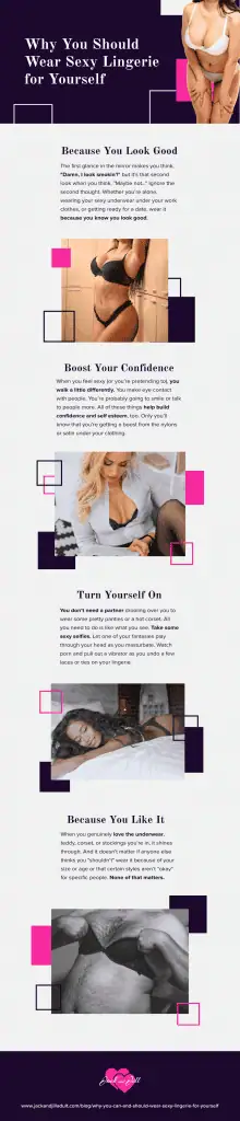Infographic for Why You Can and Should Wear Sexy Lingerie for Yourself