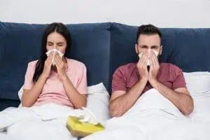 Can partners have sex if the other thinks they have coronavirus?