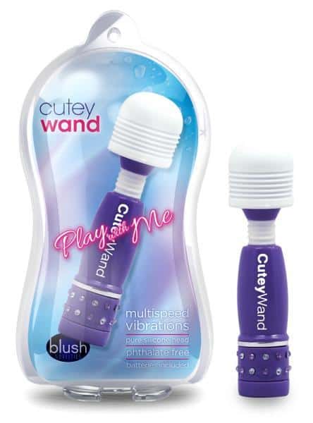 Blush Play With Me Cutey Wand Purple Vibrator