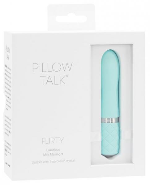 Pillow Talk Flirty Bullet Teal Vibrator