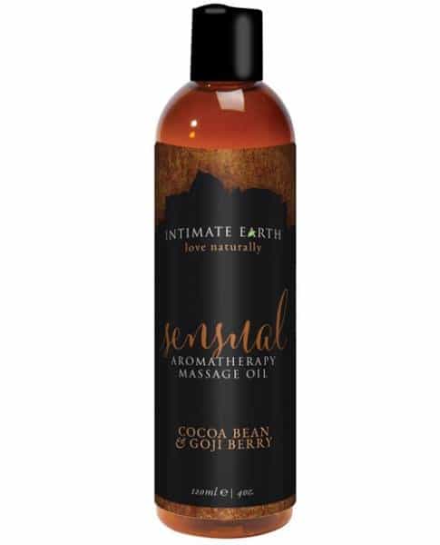 Intimate Earth Sensual Massage Oil 120 ml Cocoa Bean & Gogi Berry