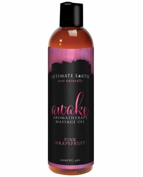 Intimate Earth Awake Massage Oil 120 ml Black Pepper & Pink Grapefruit