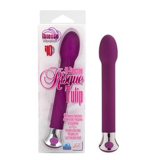 Risque Tulip Vibrator- 10 Function Purple