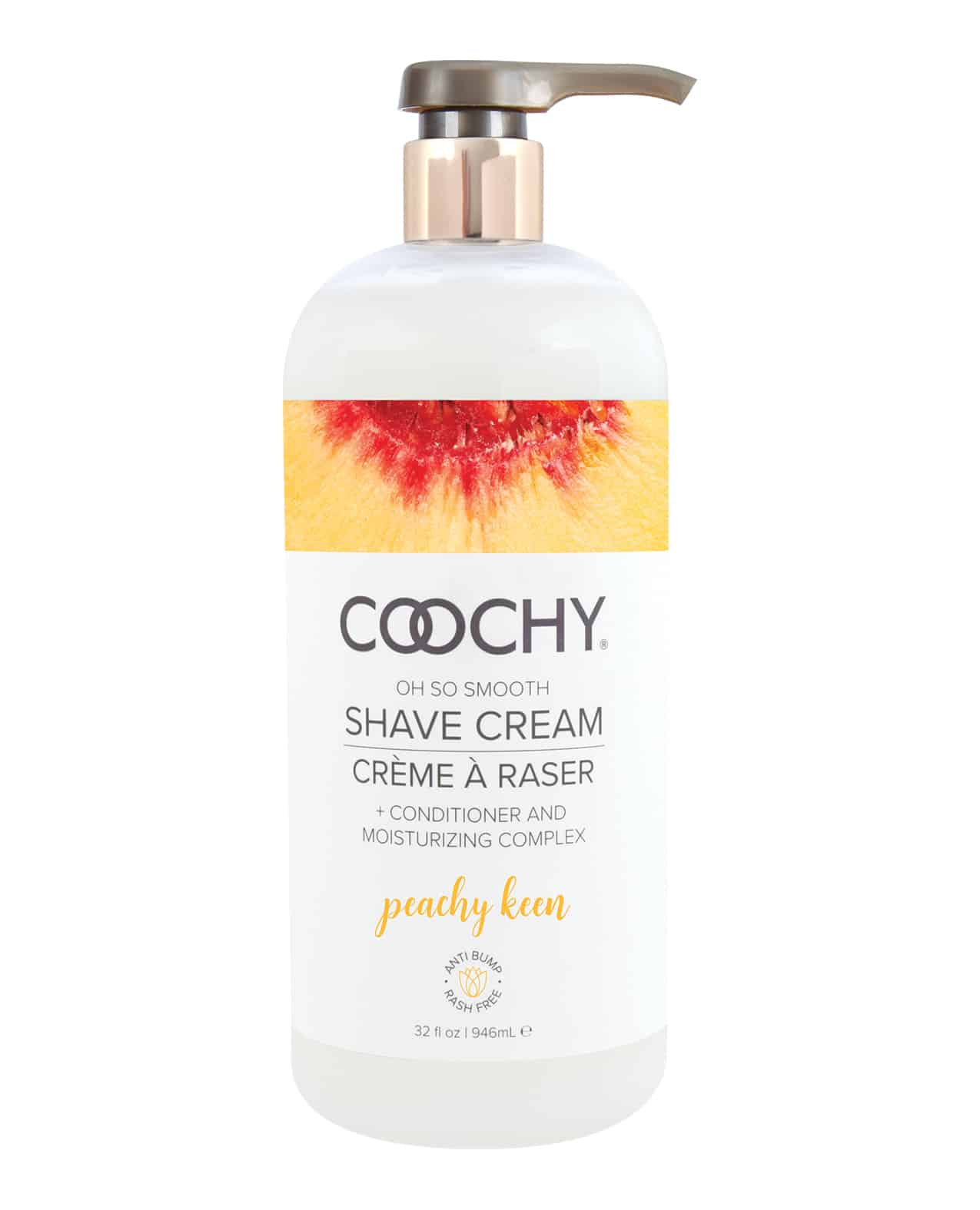 COOCHY Shave Cream 32 oz Peachy Keen