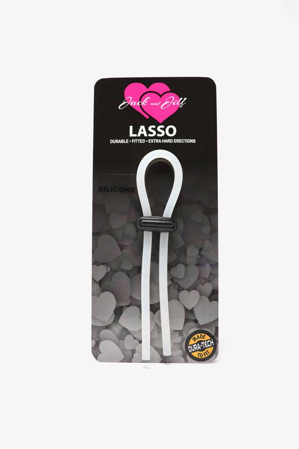 Jack and Jill Cock Ring The Lasso Double Lock (Adjustable) Translucent