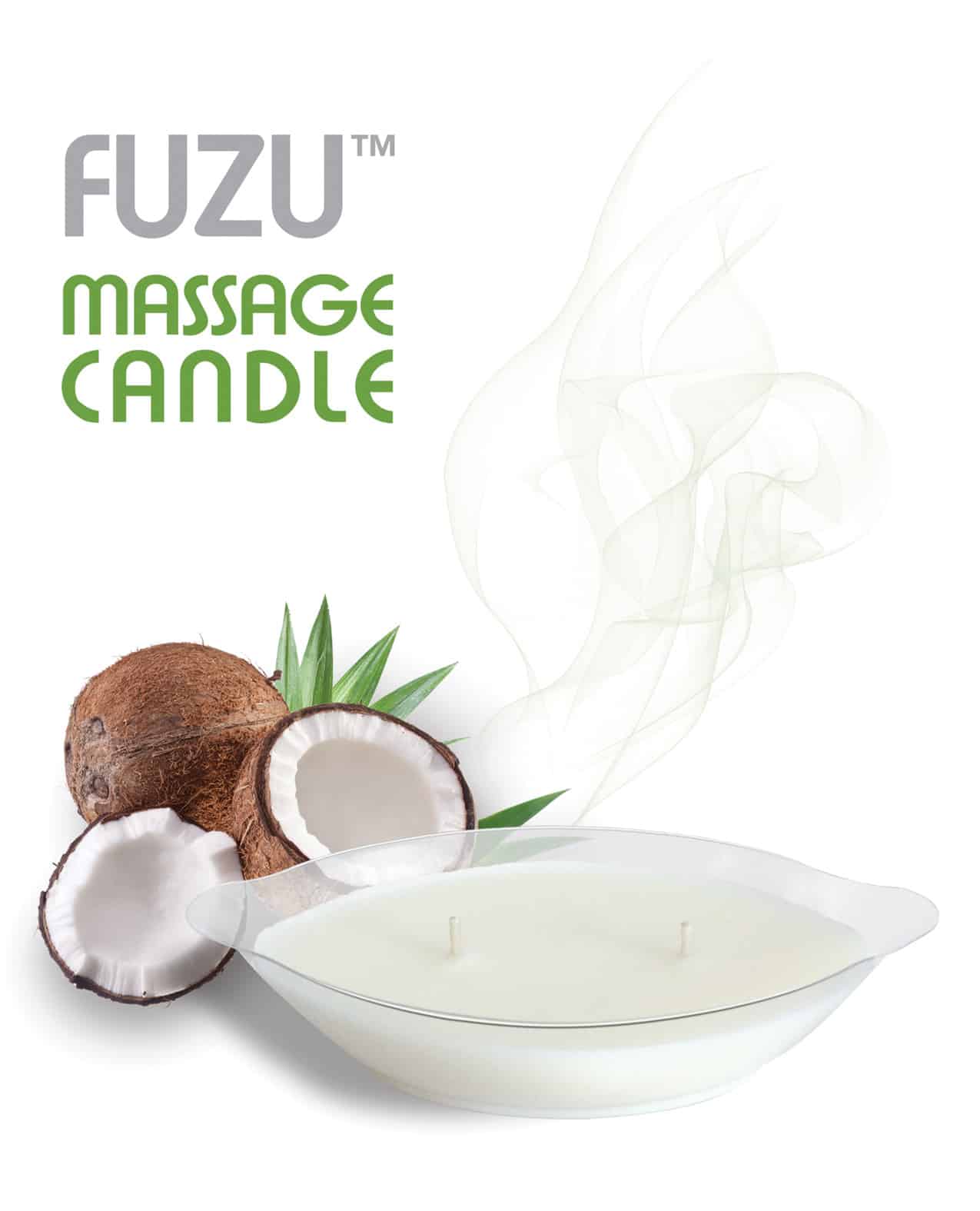 Fuzu Massage Candle 4 oz Coconut Passion