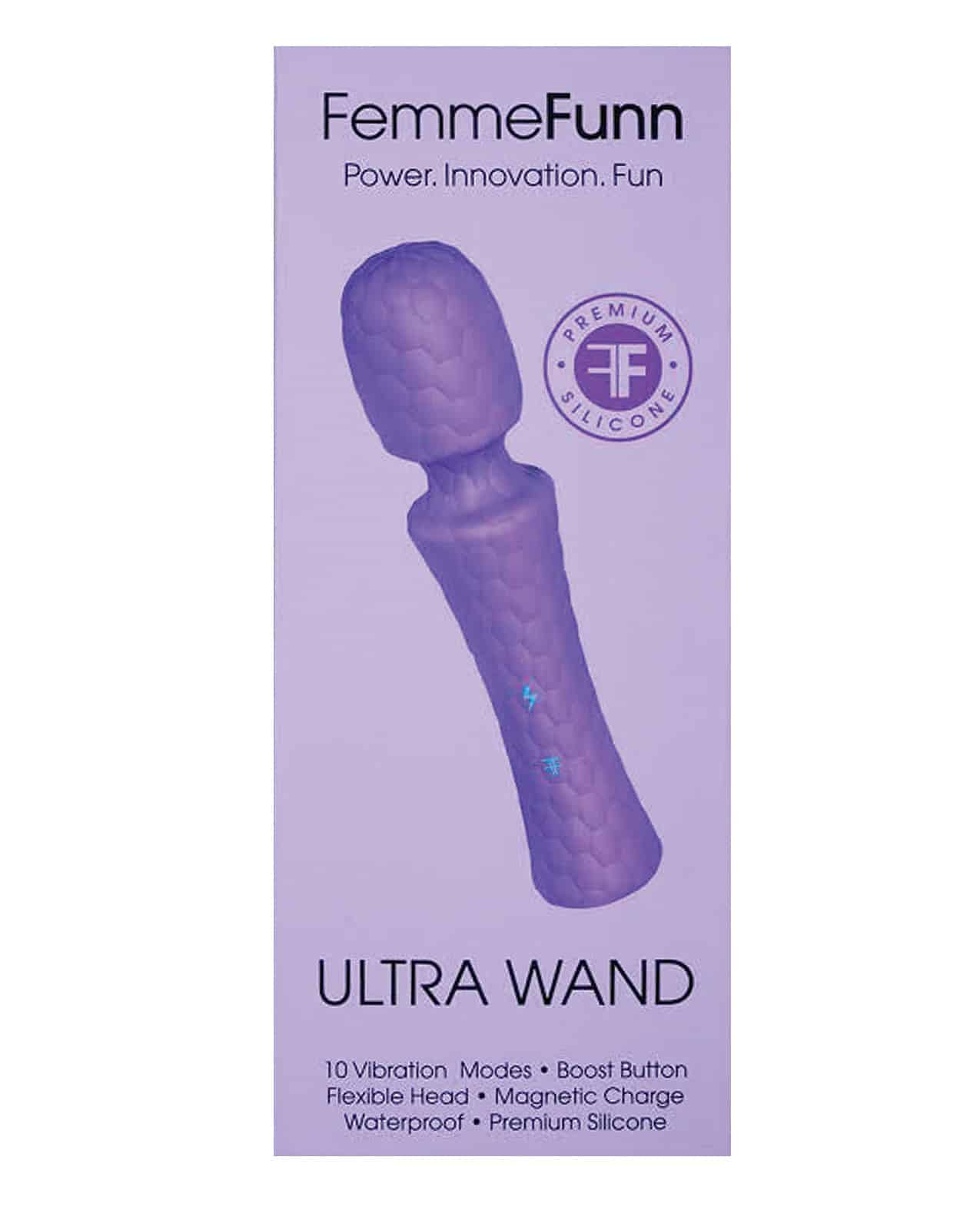 Purple Femme Funn Ultra Wand Vibrator