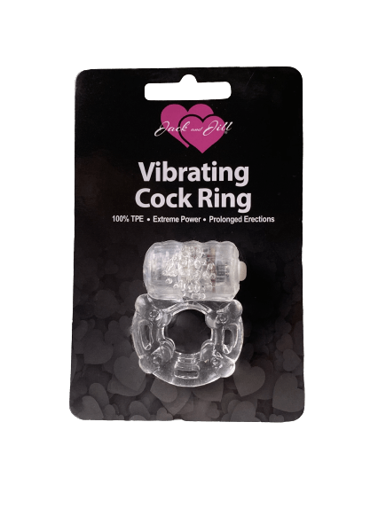 Jack and Jill Vibrating Cock Ring with LED