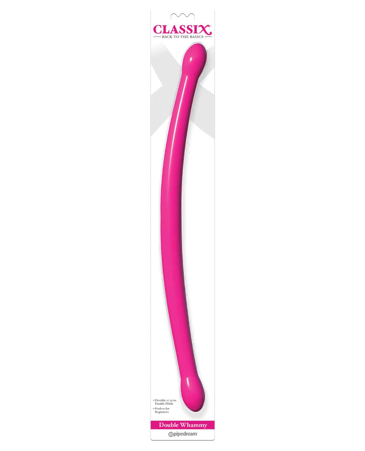 Classix 18" Bendable Double Whammy Pink Dong