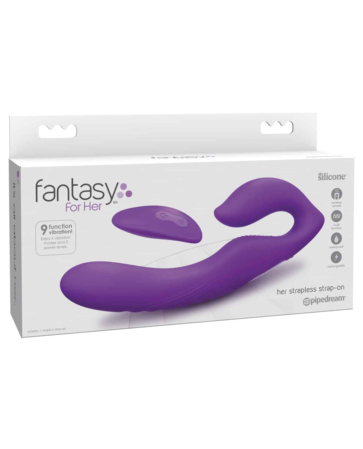 Fantasy for Her Ultimate Strapless Strap On Purple