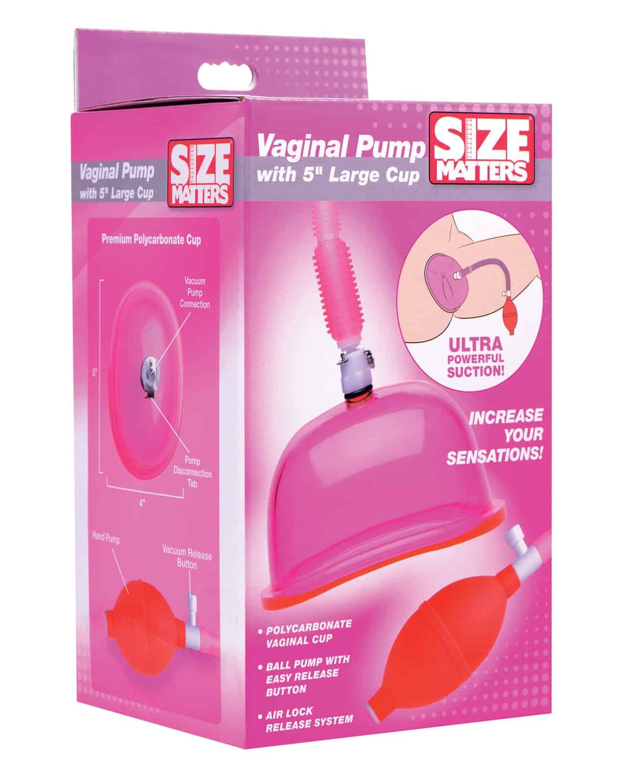 Size Matters Vaginal Pump Large Adult Toy