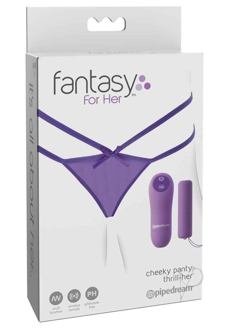 Fantasy For Her Cheeky Panty Thrill Her Purple