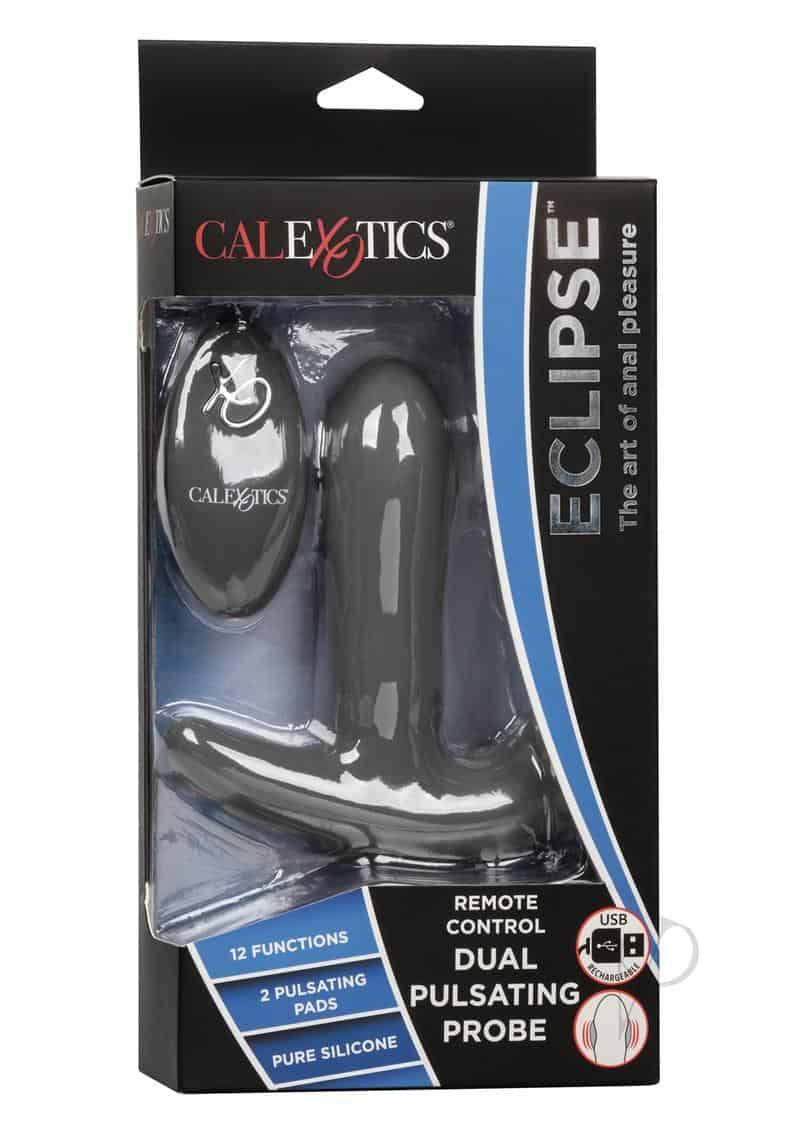 Eclipse Remote Dual Pulse Probe Gray Anal Sex Toy
