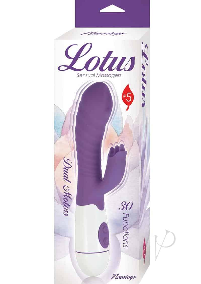 Lotus Sensual Massager 5 Purple Vibrator