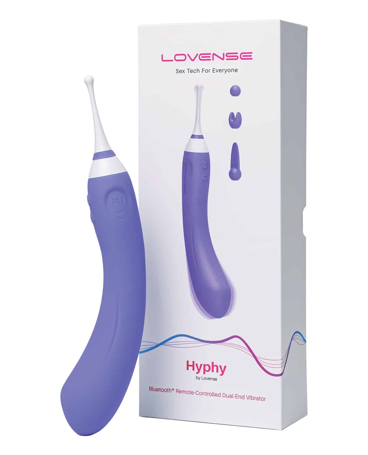 Lovense Hyphy Hi-Frequency Stimulator Purple Vibrator