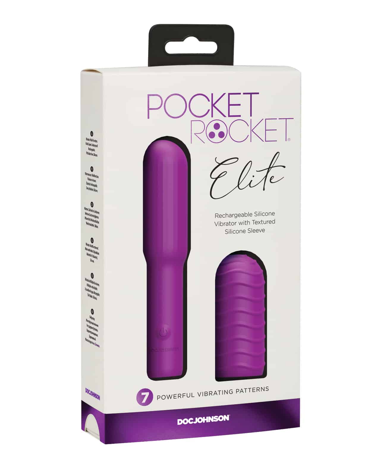 Pocket Rocket Elite Purple Vibrator