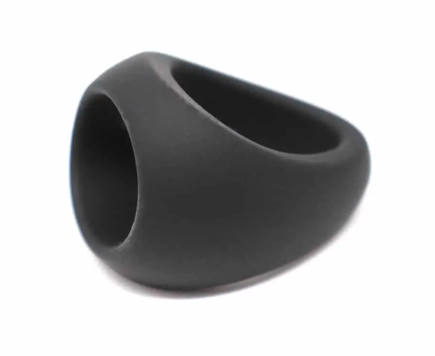 Jack and Jill Cock Ring Silicone Stretcher Black