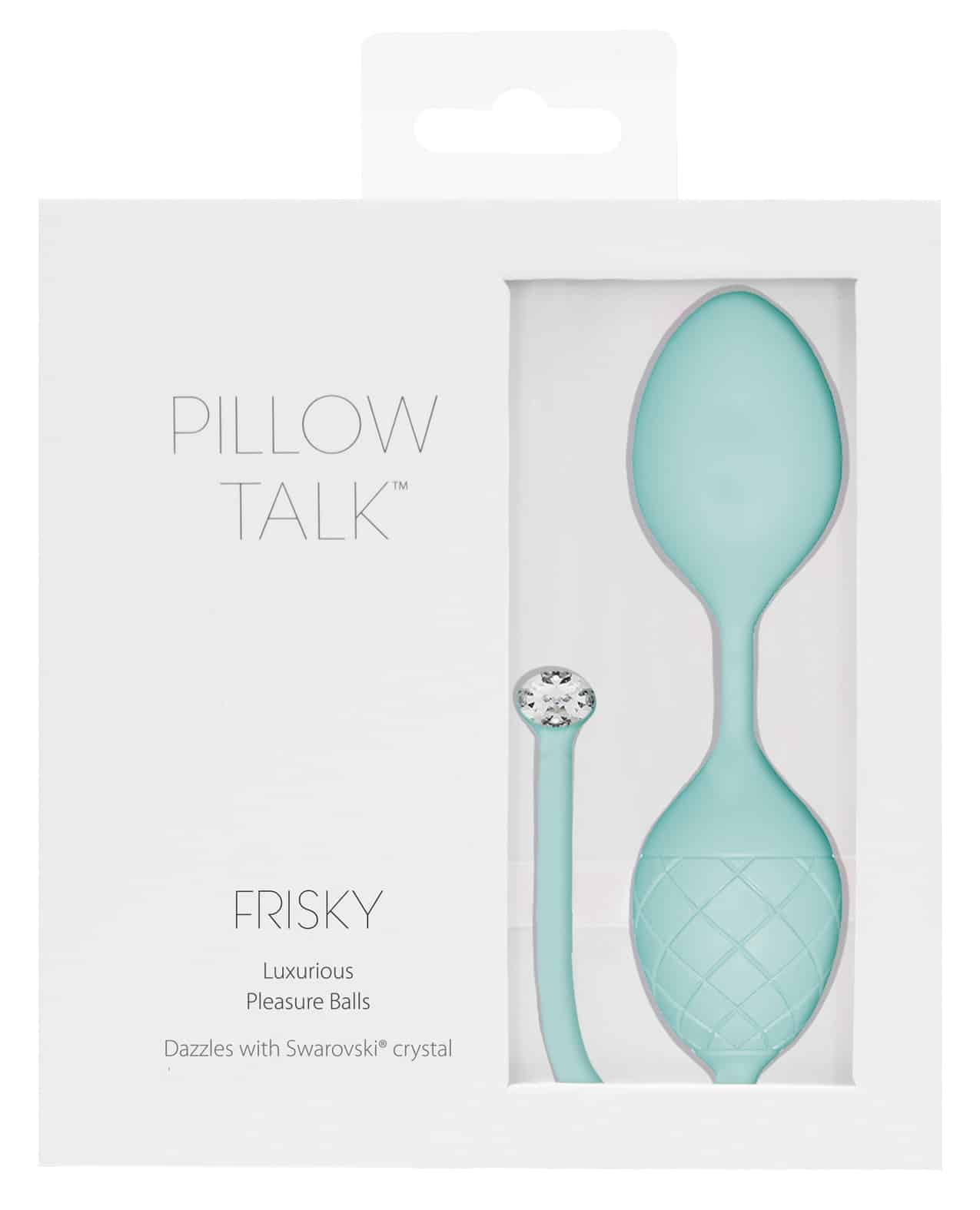 Pillow Talk Frisky Pleasure Balls Teal