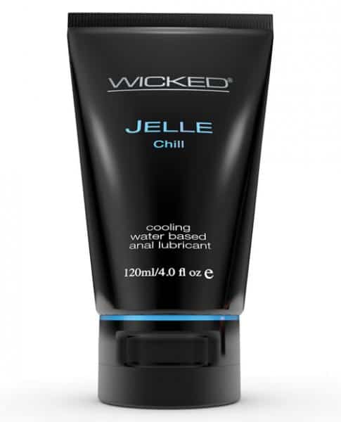 Wicked Sensual Care Jelle Cooling Water Based Anal Gel Lubricant 4 oz