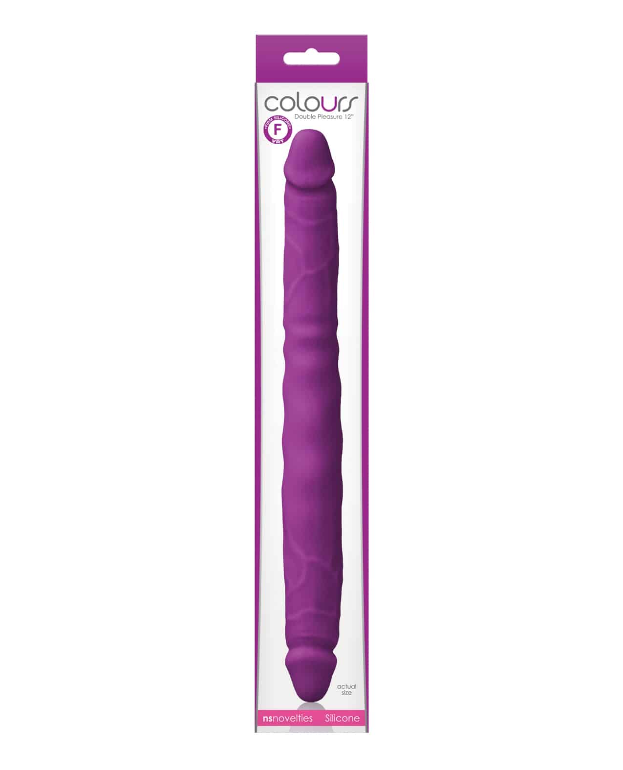 Colours Double Pleasures Purple Vibrator