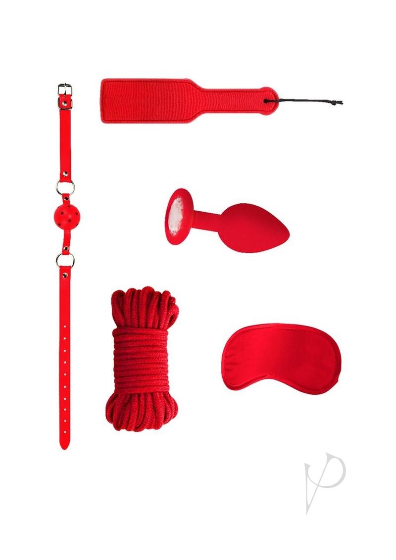 Ouch Intro Bondage Kit 5 Red Sex Toys