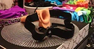 Hollow strap on for erectile dysfunction
