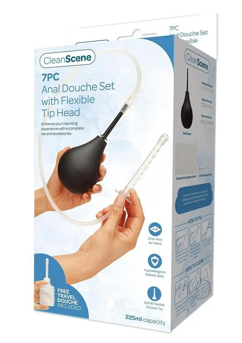 Ceanscene Anal Douche Flex Tip Set