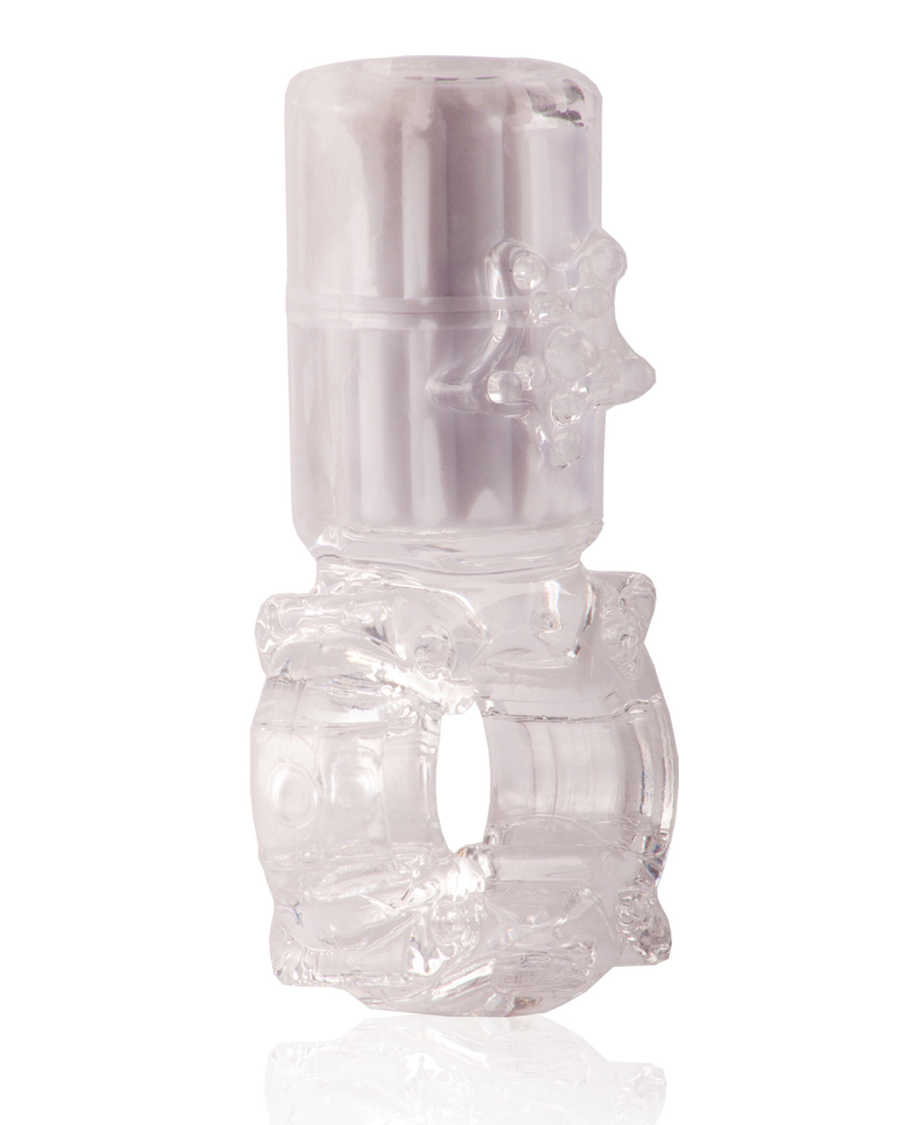 Buy Best Screaming O Big OMG Vibrator Ring - Clear - Sale $35.42