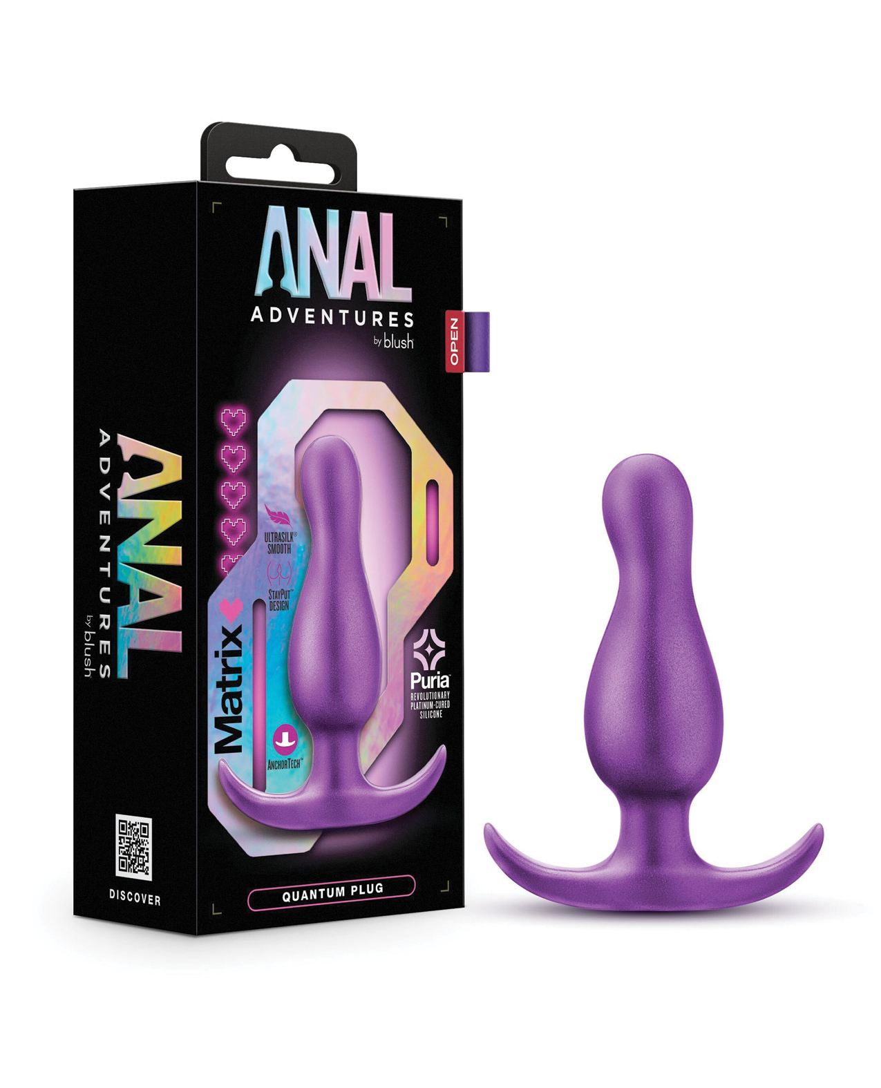 Anal plug in purple