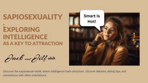 A sapiosexual woman pondering next to books