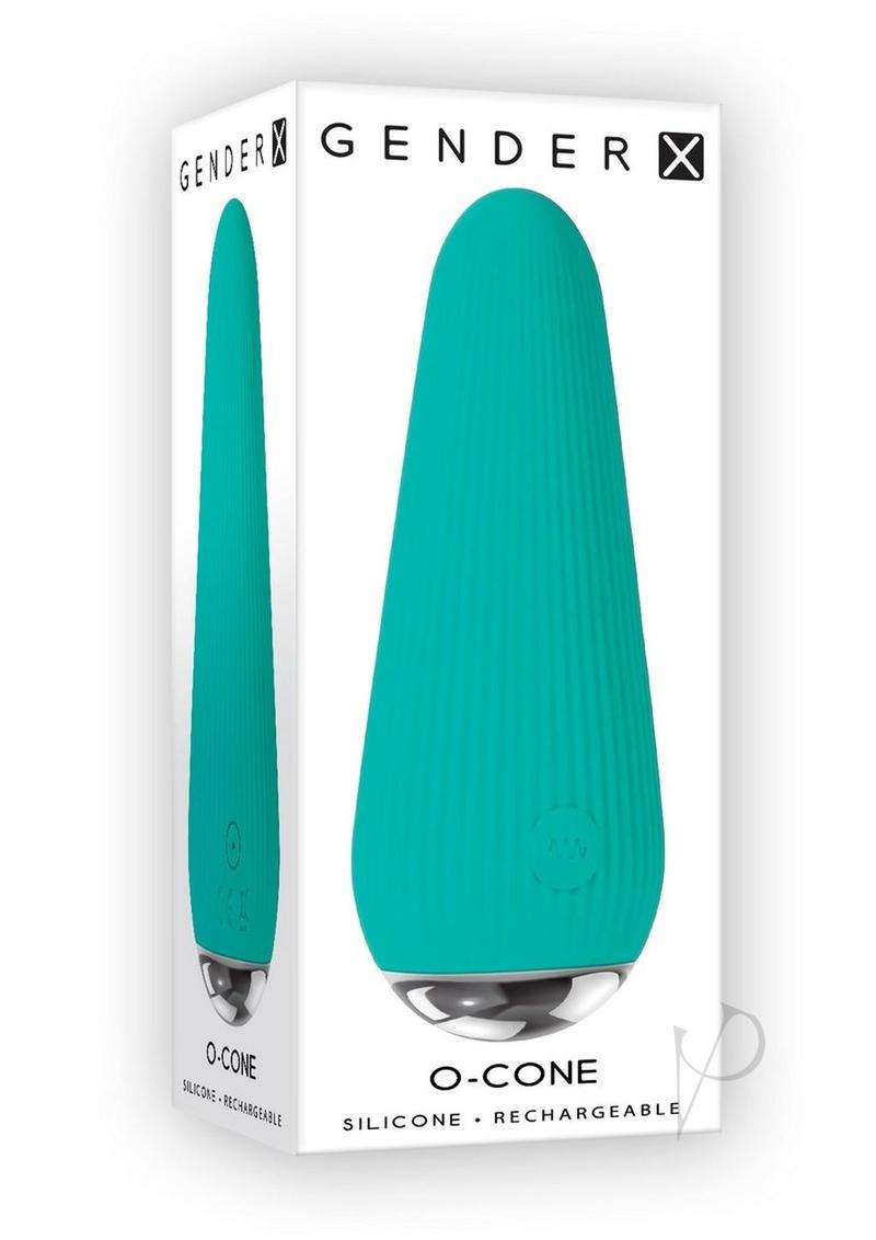 GenderX O Cone Rechargeable Silicone Bullet - Teal