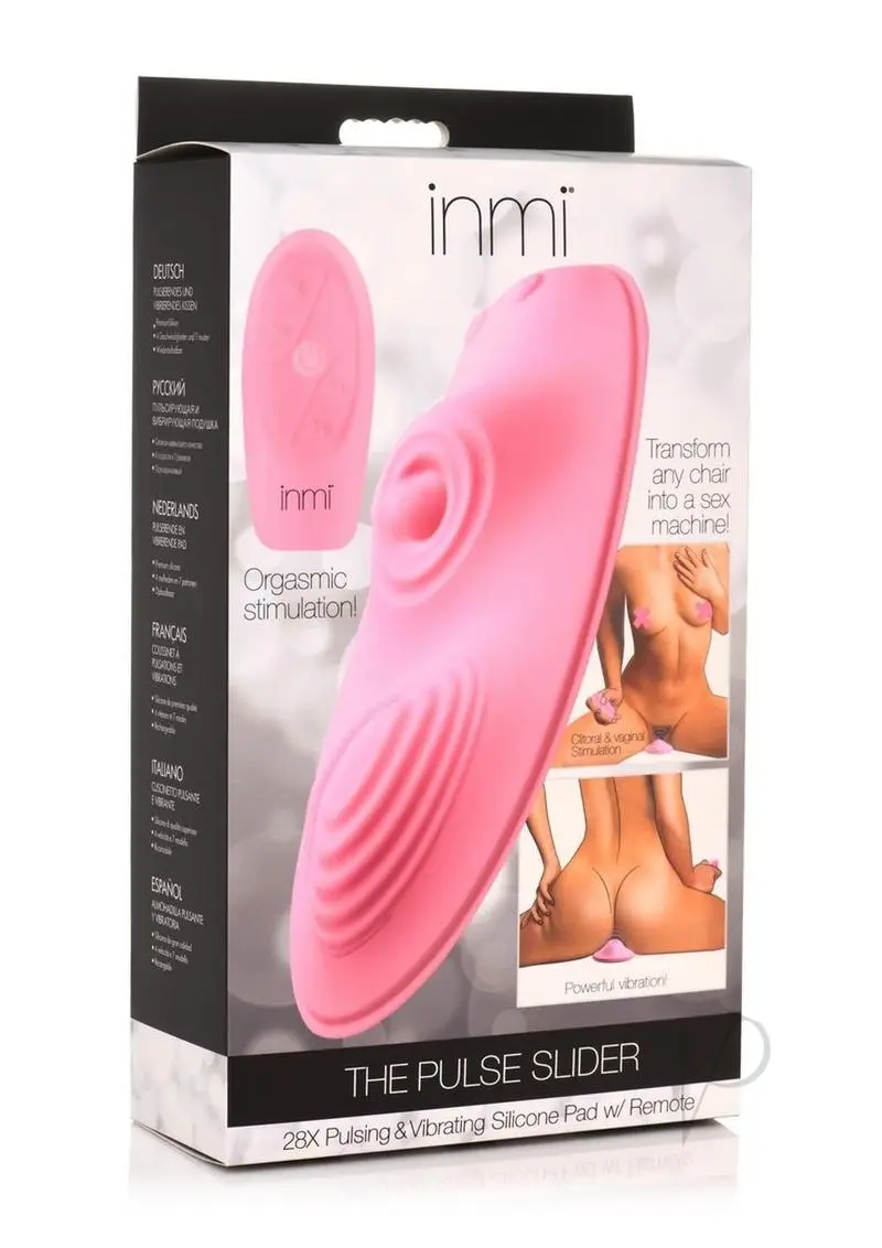 A vibrating pad in pink