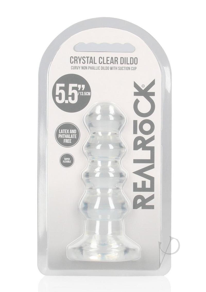 Realrock Curvy Dildo/plug 5.5 Translucent