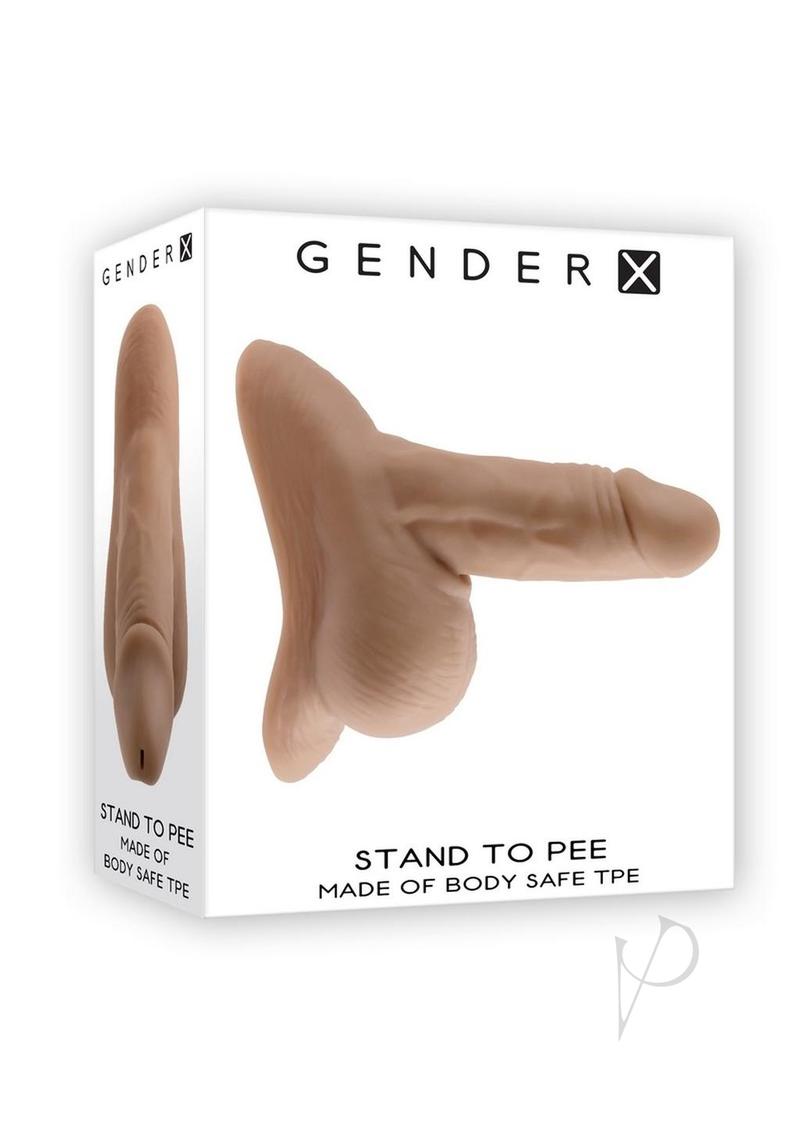 Stand to Pee Penis in Medium on a White Box