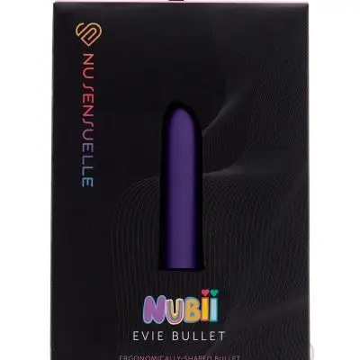 Purple bullet in black box