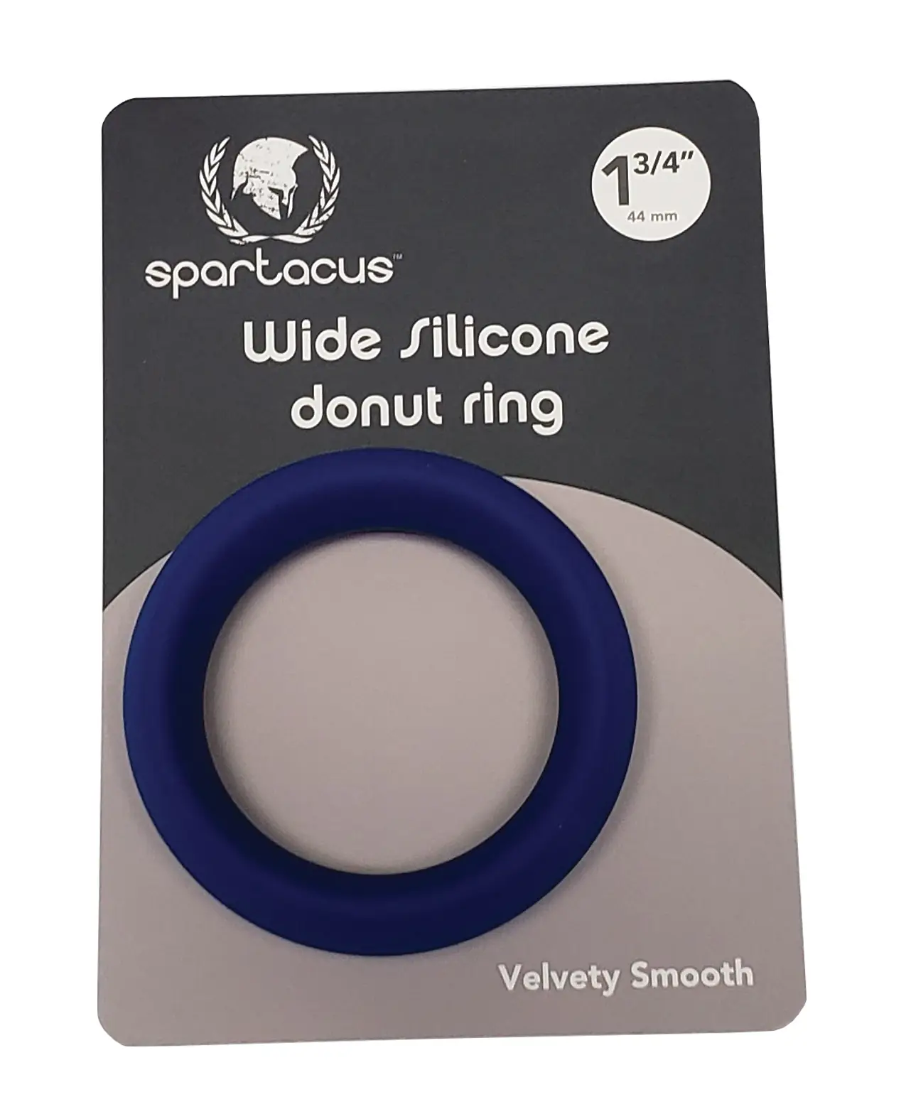 Spartacus 1.75" Wide Silicone Donut Ring in Blue