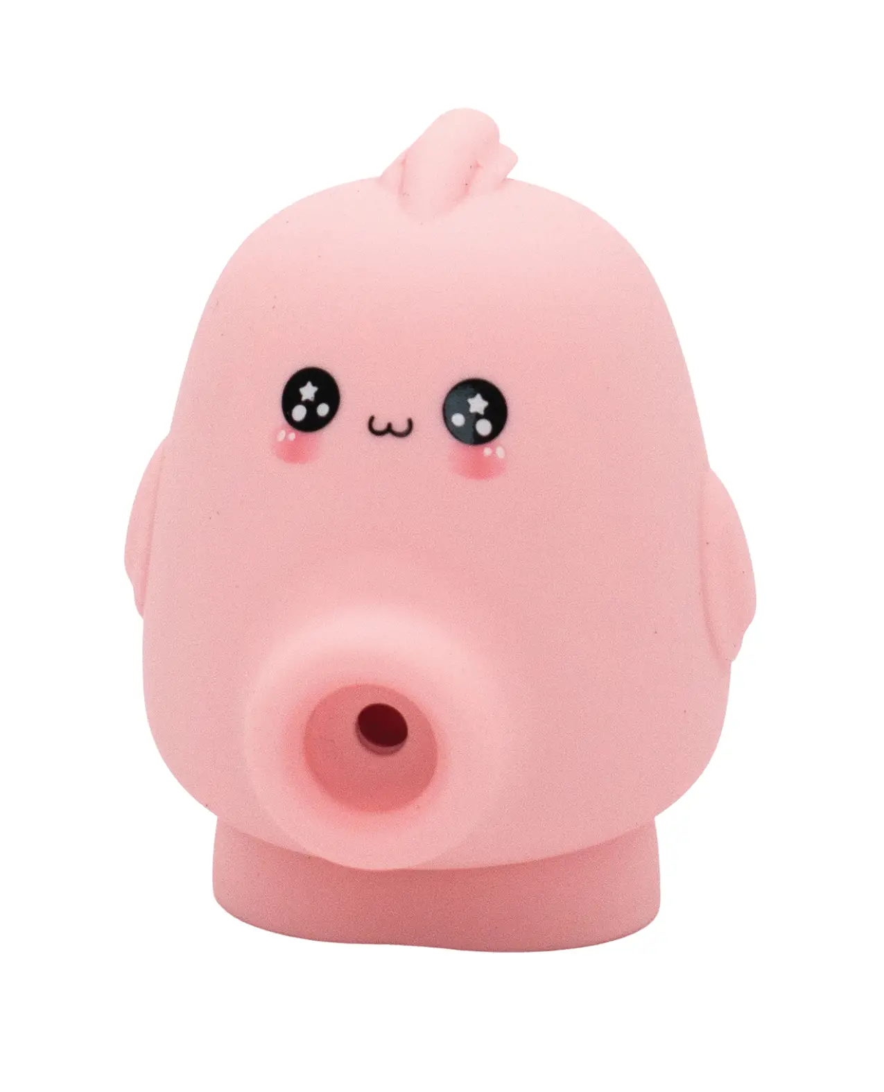 Odd Pink toy called the Kawaii Kiss Clit Flicker and Air Stimulator