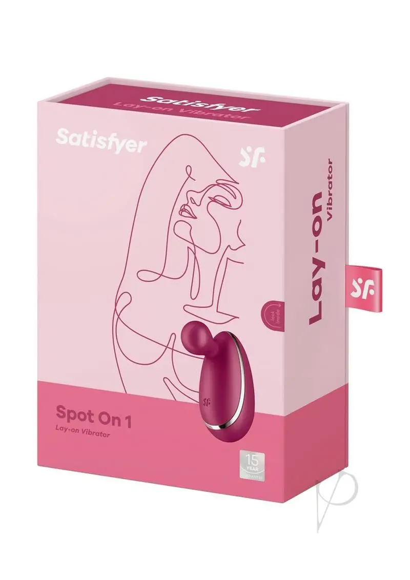 Satisfyer Spot On 1 Rechargeable Silicone Clitoral Vibrator - Berry Magenta