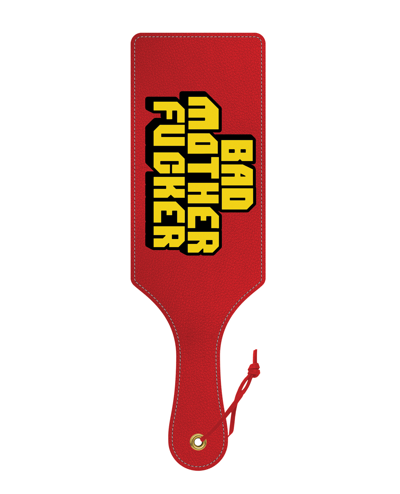 Wood Rocket Bad Mother Fucker Paddle - Red/Yellow