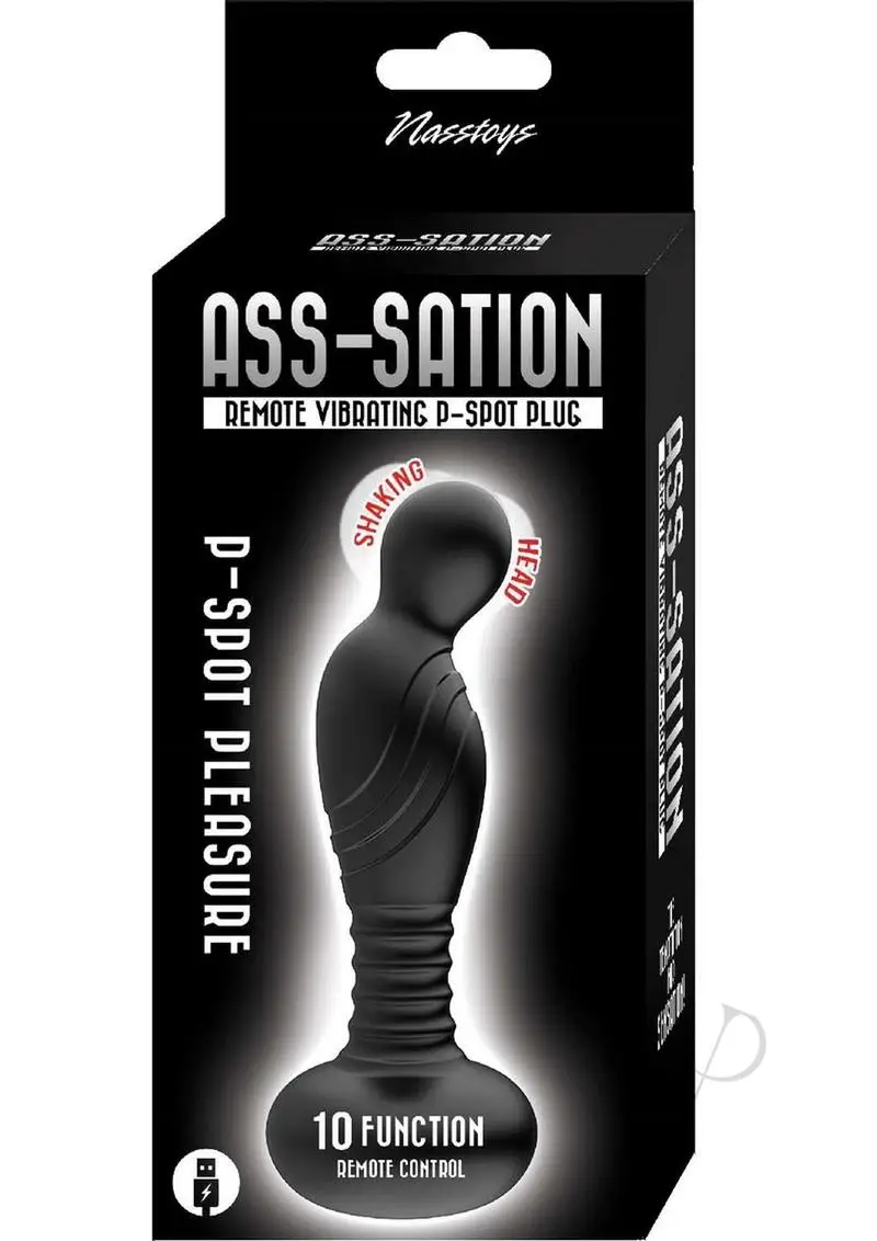 Ass-sation Remote P-spot Plug Black