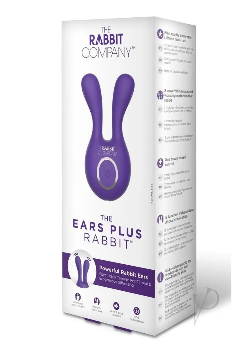 The Ears Plus Rabbit Purple