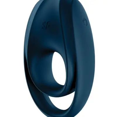 Satisfyer Incredible Duo Ring Vibrator - Dark Blue